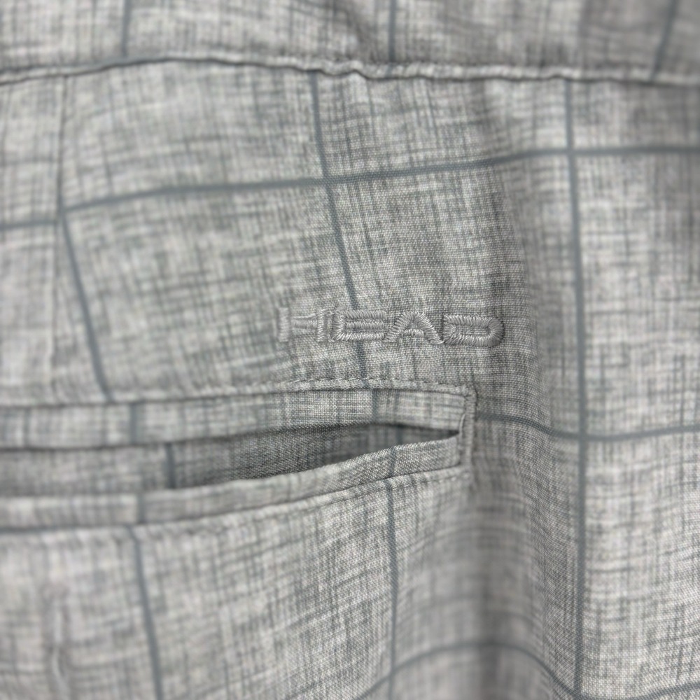 HEAD Golf Shorts Grayish/Light Blue Men's Size 44 Great Condition Squares Design - Picture 5 of 6